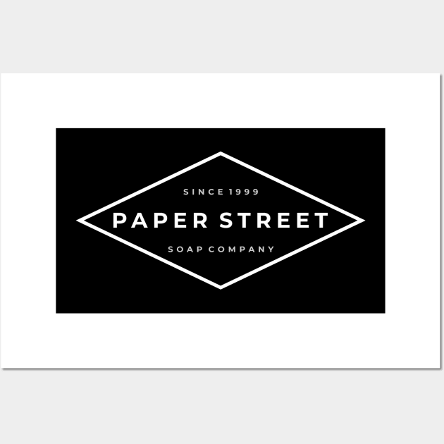 Paper Street Soap Company - Since 1999 - modern vintage logo Wall Art by BodinStreet